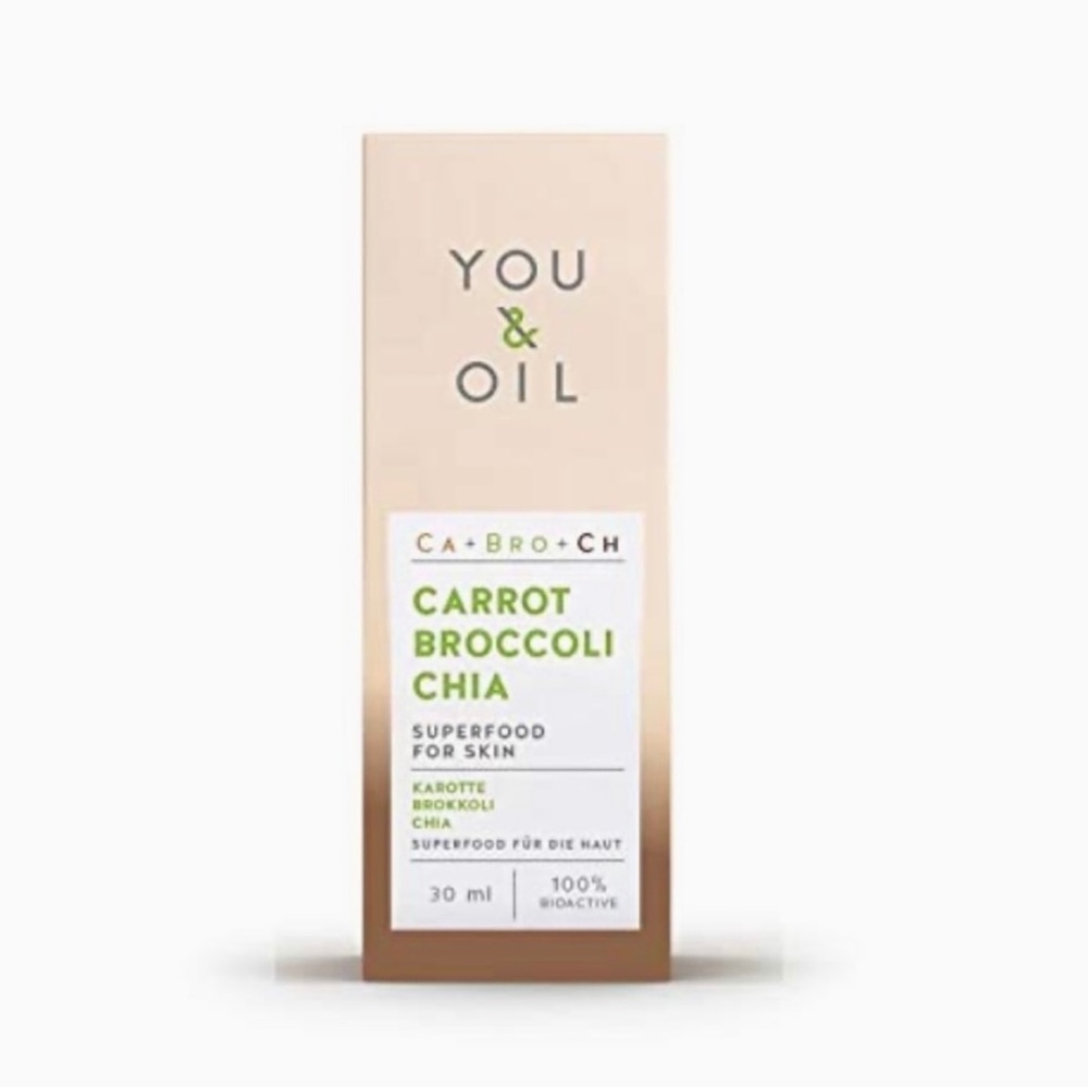 NIB- You & Oil Carrot Broccoli Chia
SUPER FOOD FOR THE SKIN anti-aging